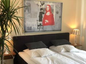 Postel nebo postele na pokoji v ubytování Hotel SchlossStuben