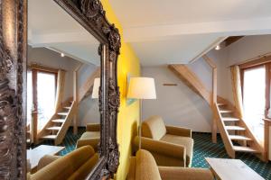منطقة جلوس في Hotel Posta
