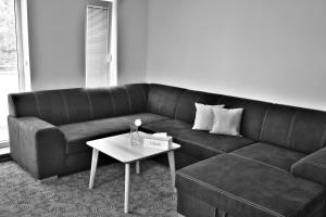 Posezení v ubytování Apartmány U Stříbrných