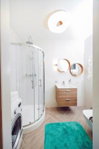 Kúpeľňa v ubytovaní Apartamenty Bliżej Morza