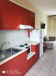 Kuchyňa alebo kuchynka v ubytovaní Nefeli Apartments
