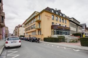 Byggnaden som hotellet ligger i