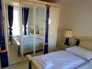 Ένα ή περισσότερα κρεβάτια σε δωμάτιο στο Hotel Union