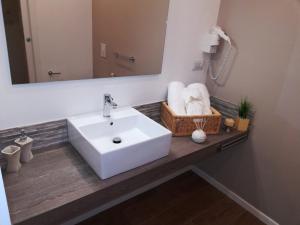 Koupelna v ubytování B&B Suites Via del Mare