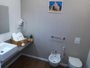 Koupelna v ubytování B&B Suites Via del Mare