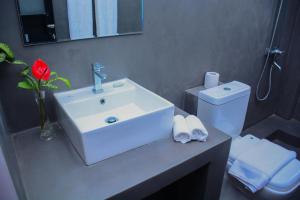 Koupelna v ubytování Hotel Star White - Negombo