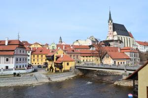 Výhľad na mesto Český Krumlov alebo výhľad na mesto priamo z penziónu