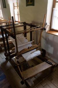 Postel nebo postele na pokoji v ubytování Apartment Eko Etno selo Stara Kapela, Pavina kuća