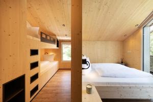 Posteľ alebo postele v izbe v ubytovaní Ferienhaus zum Stubaier Gletscher - Dorf