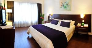 מיטה או מיטות בחדר ב-Dazzler by Wyndham Buenos Aires San Martin