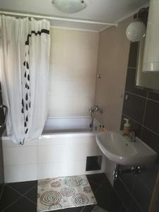 Koupelna v ubytování Holiday home Pustodol