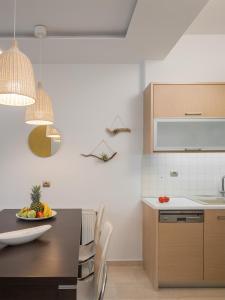 A kitchen or kitchenette at Rethymno Moonlight