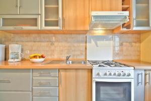 Kuchyň nebo kuchyňský kout v ubytování Lorena Apartments