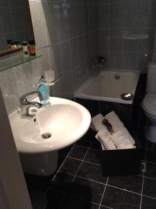 Koupelna v ubytování Aphrodite Hotel Syros