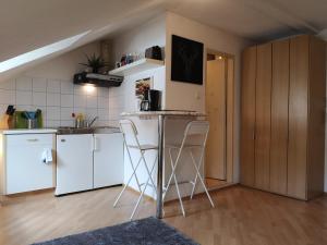 Η κουζίνα ή μικρή κουζίνα στο Innsbruck Old Town Studio