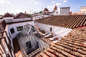 una vista aérea del techo de un edificio en Palacio Torneria, en Jerez de la Frontera