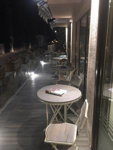 Balkón nebo terasa v ubytování Aphrodite Hotel Syros