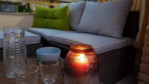 A seating area at Residencial Colibrí