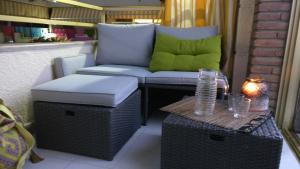 A seating area at Residencial Colibrí