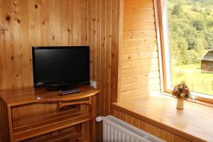 TV a/nebo společenská místnost v ubytování Cottage Milena