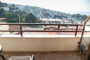 Balkón nebo terasa v ubytování Apartments Aga