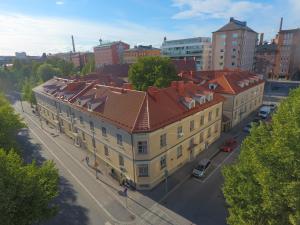 Skats uz naktsmītni Central Aleksanteri no putna lidojuma