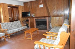 Гостиная зона в La casa nel bosco