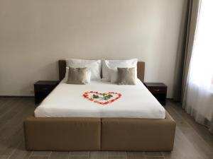 Postel nebo postele na pokoji v ubytování EURO APARTMENTS LIDICKÁ 39 BRNO