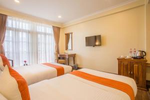 Hotel Portland 객실 침대
