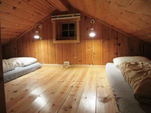 Hogstul Hytter - Skojestua - 2 Bedroom Cottage 객실 침대