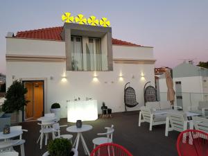 O edifício em que o hotel se localiza