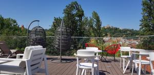 Uma varanda ou terraço em Thomar Boutique Hotel