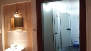 Kúpeľňa v ubytovaní Landhaus Bad Hopfreben