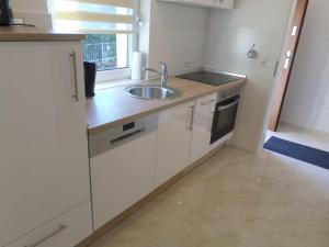 Kuchyň nebo kuchyňský kout v ubytování 1 Zi. Apartment Nähe Flughafen/Messe Stuttgart 24h + 14 fotografií