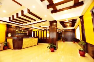 Ο χώρος του λόμπι ή της ρεσεψιόν στο Hotel The Clock