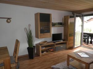TV a/nebo společenská místnost v ubytování Haus Glätzle