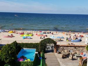 Pláž u bed and breakfast