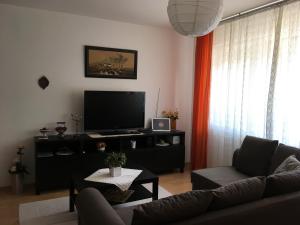 Televisyen dan/atau pusat hiburan di Kőnig Apartman City Center