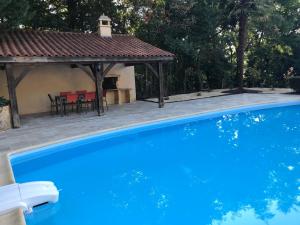 The swimming pool at or close to Les Combes de Rieux