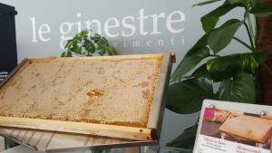 ein Bild eines Bienenstocks auf einem Brett in der Unterkunft Hotel Le Ginestre Family & Wellness in Vieste