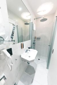 Kúpeľňa v ubytovaní Altstadthotel Kasererbräu