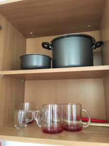 A kitchen or kitchenette at Al Baglio low cost