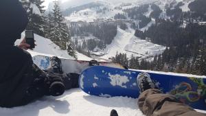 Dreiländerblick, nabij piste met sauna en tafeltennis v zime