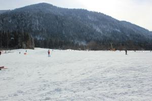 Dreiländerblick, nabij piste met sauna en tafeltennis v zime