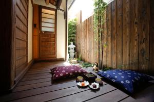 Garður fyrir utan Kyoto Nishijin Shichiban Tei (No7)
