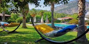 Bazén v ubytování Efe Hotel Gocek nebo v jeho okolí