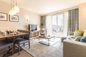 Et tv og/eller underholdning på Résidence Pierre & Vacances Premium Presqu'Ile de la Touques