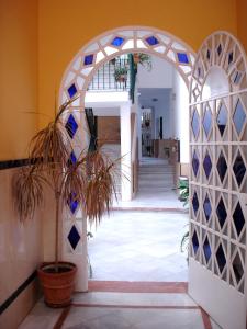 The facade or entrance of Archeros Oasis