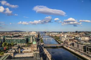 Nespecifikovaný výhled na destinaci Dublin nebo výhled na město při pohledu z hotelu