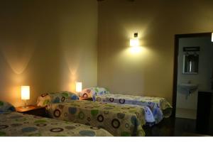 Cama o camas de una habitación en Casa Barbadelo